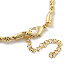 Halsketten mit Herzanhänger aus Messing mit Mikropflaster und klarem Zirkonia für Damen&nbsp;NJEW-S385-04A-G