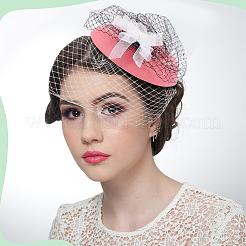 6 base per mini cappello fascinator in velluto a 6 colori&nbsp;AJEW-NB0005-97
