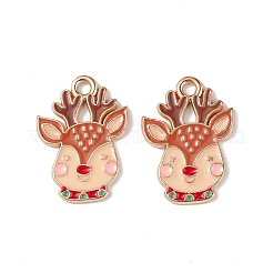 Noël pendentifs émail en alliage&nbsp;X-ENAM-M056-01KCG