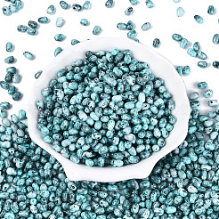Perles de rocaille en verre picasso&nbsp;SEED-N012-10H
