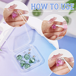 Kits para hacer colgantes con botellas de vidrio de diamantes&nbsp;DIY-TA0012-40F