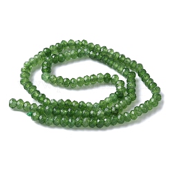 Gefärbte natürliche Malaysia Jade Rondelle Perlen&nbsp;G-E316-2x4mm-57