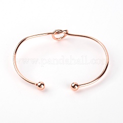 Bracelets de manchette de fer&nbsp;BJEW-WH0011-09