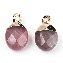 Natürliche Erdbeerquarz-Charms&nbsp;X-G-N326-58F