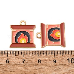 Weihnachten Legierung Emaille Anhänger&nbsp;ENAM-K080-01I-G