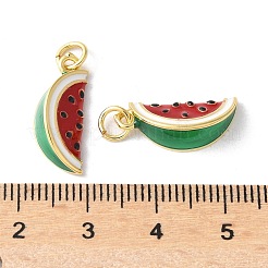 Pendentifs d'émail en laiton &nbsp;X-KK-A252-38G-05