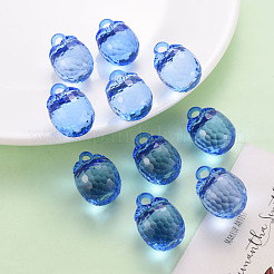 Colgantes acrílicos transparentes con tema de otoño&nbsp;TACR-T024-04B-940