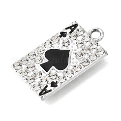 Legierung rhinestone-anhänger&nbsp;FIDN-B067-02B-P
