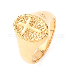 Fingerringe aus Edelstahl 304&nbsp;RJEW-F201-06G
