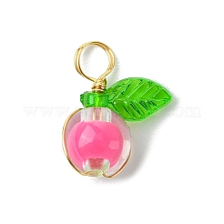 Pendenti di perline acriliche trasparenti&nbsp;PALLOY-JF03386-02