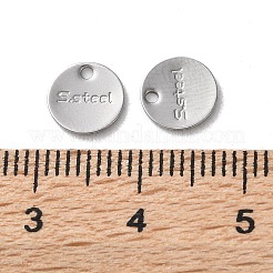 Anhänger aus 304 Edelstahl&nbsp;STAS-V007-03C-P
