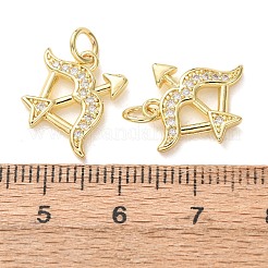 Messing micro pave klare zirkonia anhänger&nbsp;CU-E003-14G-A
