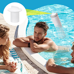 3 accessorio per tappo di scarico del filtro della piscina e della vasca da bagno in plastica&nbsp;FIND-WH0149-44