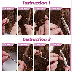 3000 Stück 6 Farben Blei Dreadlocks Perlen Haarschmuck&nbsp;DIY-ME0001-69