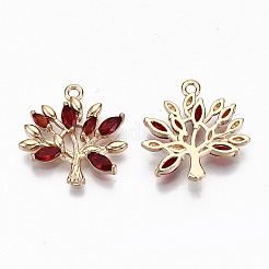 Colgante micropavé cubic zirconia de latón&nbsp;LS-KK-S359-020B-RS