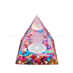Générateurs d'énergie de résine de pyramide d'orgonite&nbsp;PW-WG50D47-01