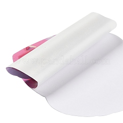 50 Stück kreative wasserfeste Papieraufkleber aus flüssigem Metall&nbsp;STIC-R001-03