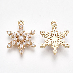 Pendentifs en laiton avec zircone cubique&nbsp;KK-S348-306
