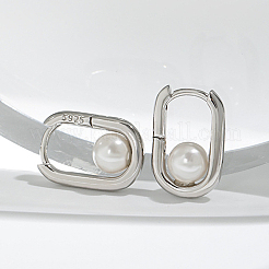Orecchini a bottone in argento s925 alla moda per abbinamenti con maglioni invernali&nbsp;YL1493-2