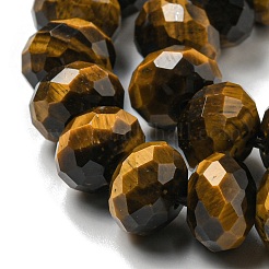 Fili di perline di occhio di tigre naturale&nbsp;G-K351-B08-04