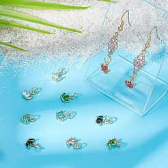 16 breloques en laiton et zircone cubique&nbsp;FIND-FH0003-78