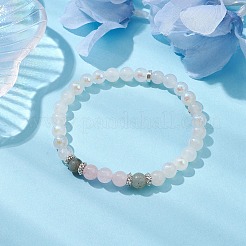 Pulseras elásticas con cuentas de labradorita natural&nbsp;BJEW-JB10478