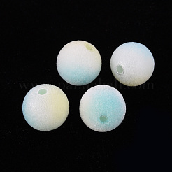 Flockige Plastikperlen&nbsp;KY-Q056-024B