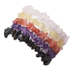 12 set di braccialetti elasticizzati con perline e pietre preziose naturali miste costellazione per donna e uomo&nbsp;BJEW-JB10264-09