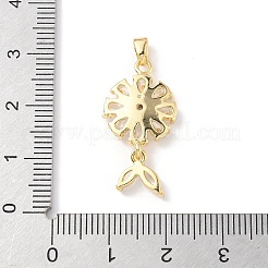 Colgante micropavé cubic zirconia de latón&nbsp;LS-KK-K403-03A-01