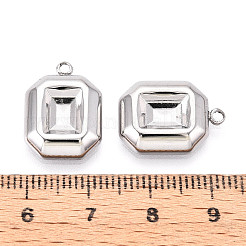 Cabochon-Fassungen für Anhänger aus Edelstahl 304&nbsp;STAS-T065-85P