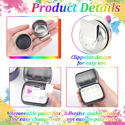 2 Set Aufbewahrungsbox aus Eisen für Aquarellfarben und Nagellackdosen&nbsp;MRMJ-BC0003-46