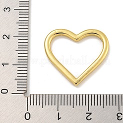 Cardiaques crémaillère placage pendentifs en laiton&nbsp;KK-C074-14G