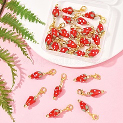 25 pz decorazioni pendenti in vetro soffiato&nbsp;HJEW-FS00036