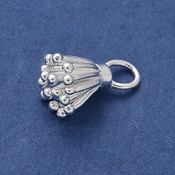 925 Löwenzahn-Blumenanhänger aus Sterlingsilber&nbsp;STER-D300-25S