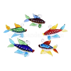 Pendentifs vernissées manuelles&nbsp;LA-N048-04