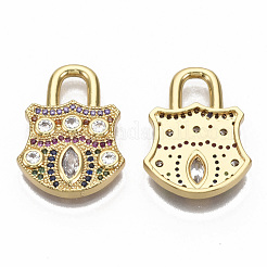 Colgante micropavé cubic zirconia de latón&nbsp;ZIRC-R110-003-NF