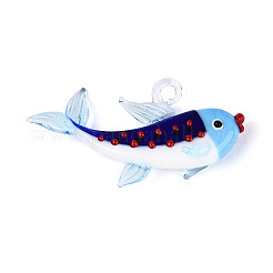Gros pendentifs vernissées manuels&nbsp;LAMP-T025-04M
