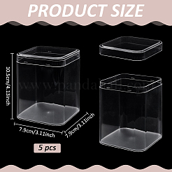 Transparente Kunststoffvitrine für Minifiguren&nbsp;ODIS-WH0043-152A