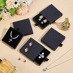 Cajas de cajones de cartón para juegos de joyas&nbsp;CON-WH0099-76B