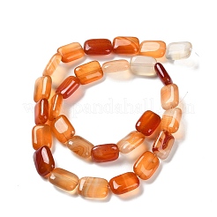 Chapelets de perles rouges en agate naturelle&nbsp;G-K357-D04-01