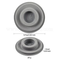 4 Stück PE- und Flockperlen-Designplatten&nbsp;ODIS-FS0001-01D