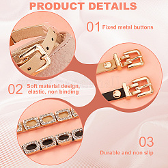Lacets en simili cuir et strass&nbsp;FIND-PH0020-49