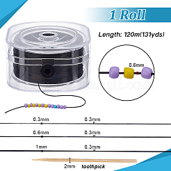 Filo di cristallo elastico piatto&nbsp;EW-WH0016-02B-02