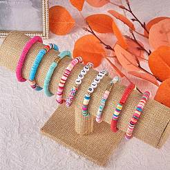 Love Bless Stretch-Armbandsets für Teenager-Mädchen Frauen&nbsp;BJEW-SW00006