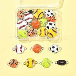 28pcs 7 Arten Legierungs-Emaille-Verbindungsstückcharme&nbsp;ENAM-FS0002-69