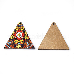 Colgantes de tilo impresos&nbsp;WOOD-S045-013D