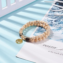 Ensemble de bracelets extensibles à breloque arbre de vie pour femme&nbsp;BJEW-JB08343