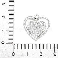 Pendentifs en alliage avec strass&nbsp;RB-CBA332B-07E-P