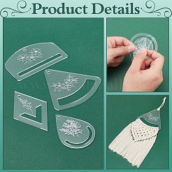 Herramienta de costura acrílica&nbsp;DIY-PH0028-45B