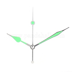 Pointeur d'horloge à arbre long en aluminium, aiguilles d'horloge pour horloge de remplacement, lime, 70~95mm, 3 pièces / kit